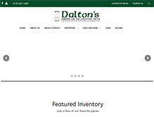 Tablet Screenshot of daltons.com